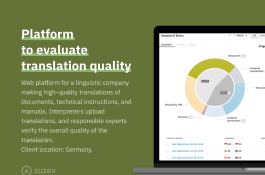 Platform to evaluate translation quality